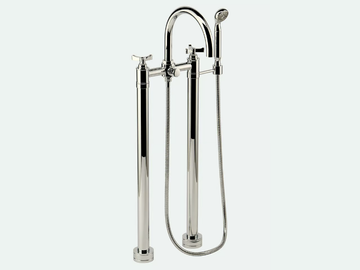 HAMPTONS - Free-standing bath/shower mixer by THG Paris - view 3